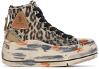 R13 Brown & Black Kurt High Top Sneakers