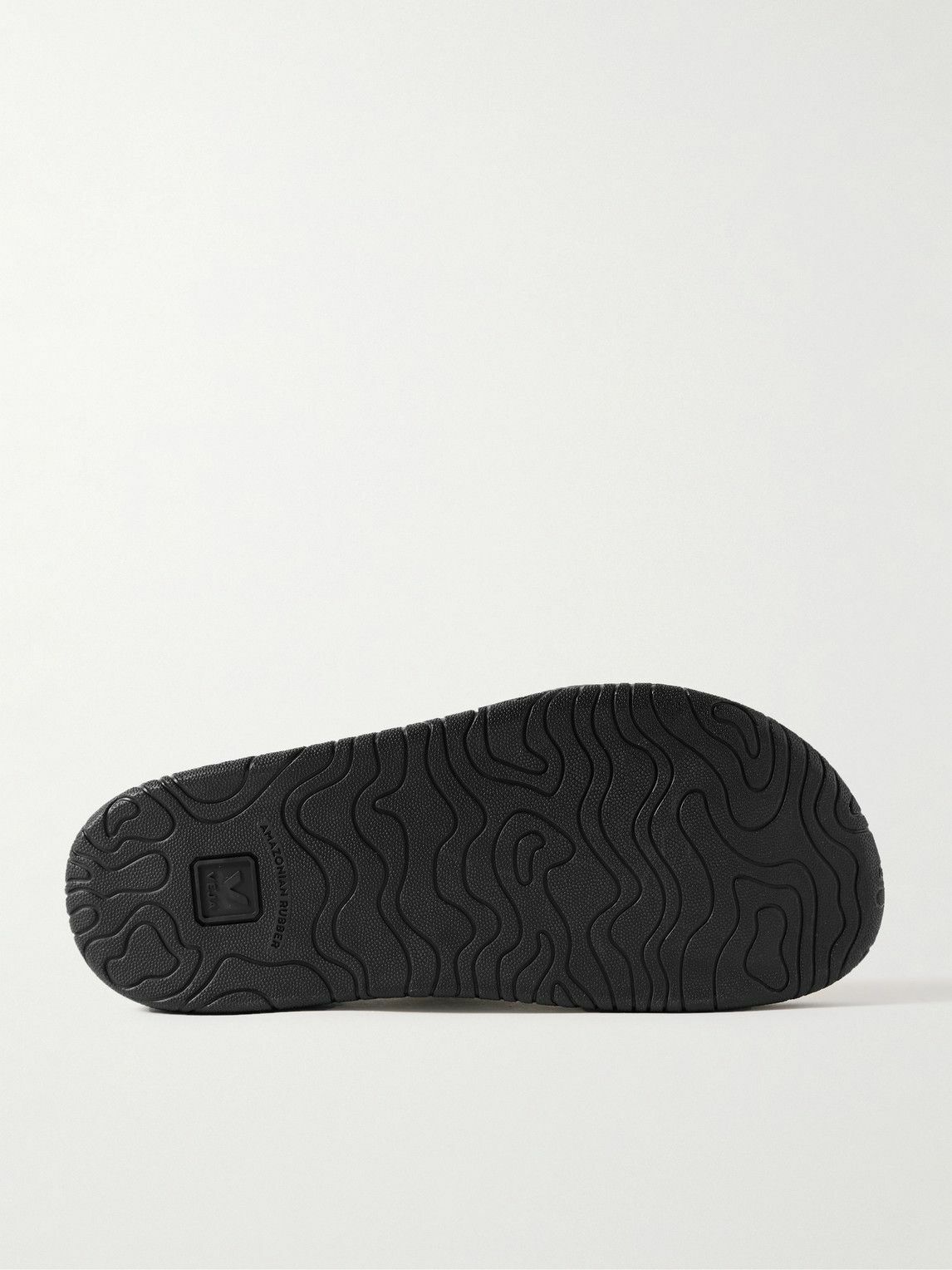 Veja - Etna Logo-Debossed Leather Sandals - Black