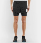 Satisfy - Layered Justice and Coldblack Running Shorts - Men - Black