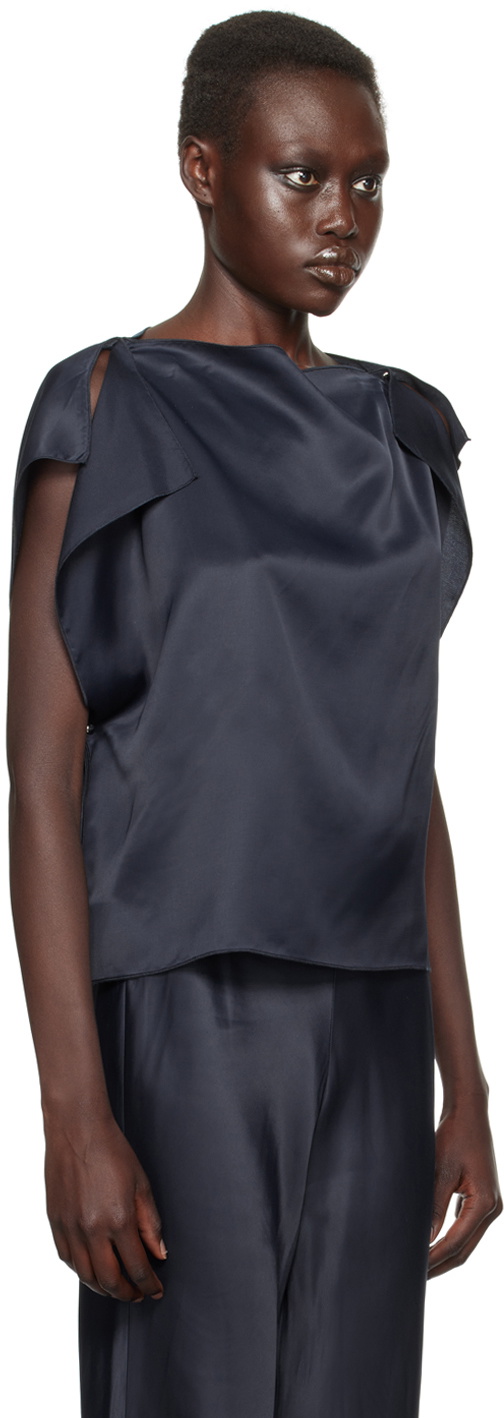 Baserange Navy Clavo Blouse Baserange