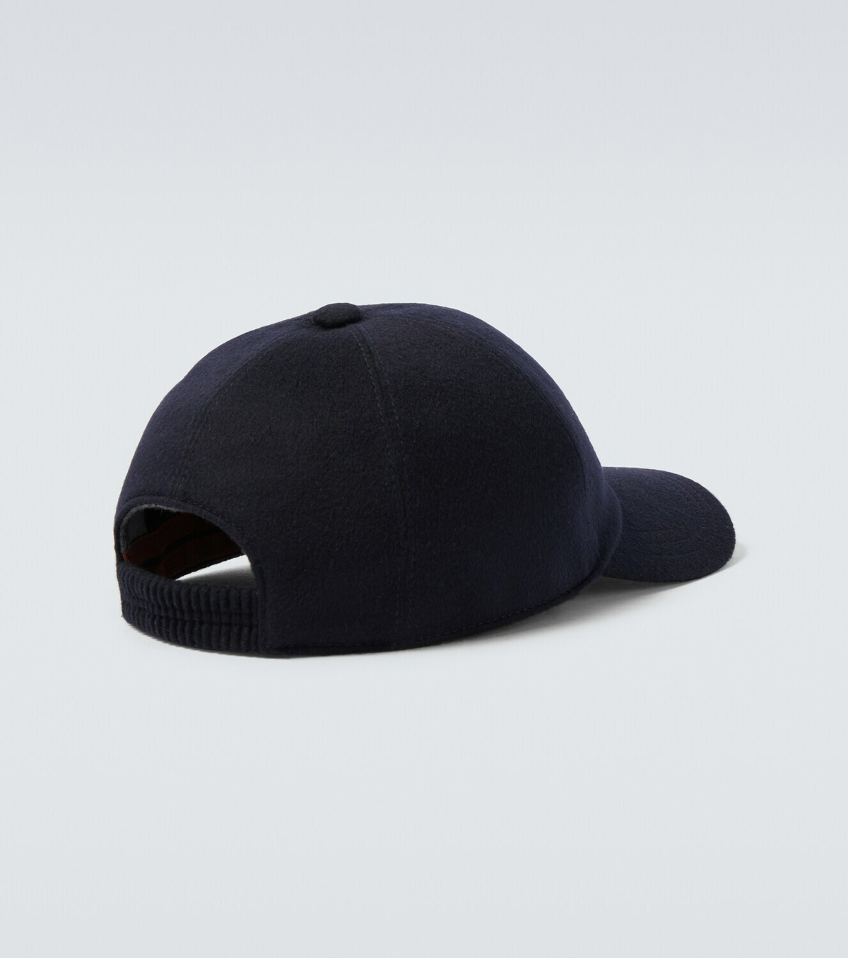 Zegna Embroidered cashmere baseball cap