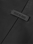 Fear of God - Rider Oversized Leather Jacket - Black