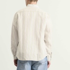 NN07 Men's Deon Stripe Shirt in Mint Stripe