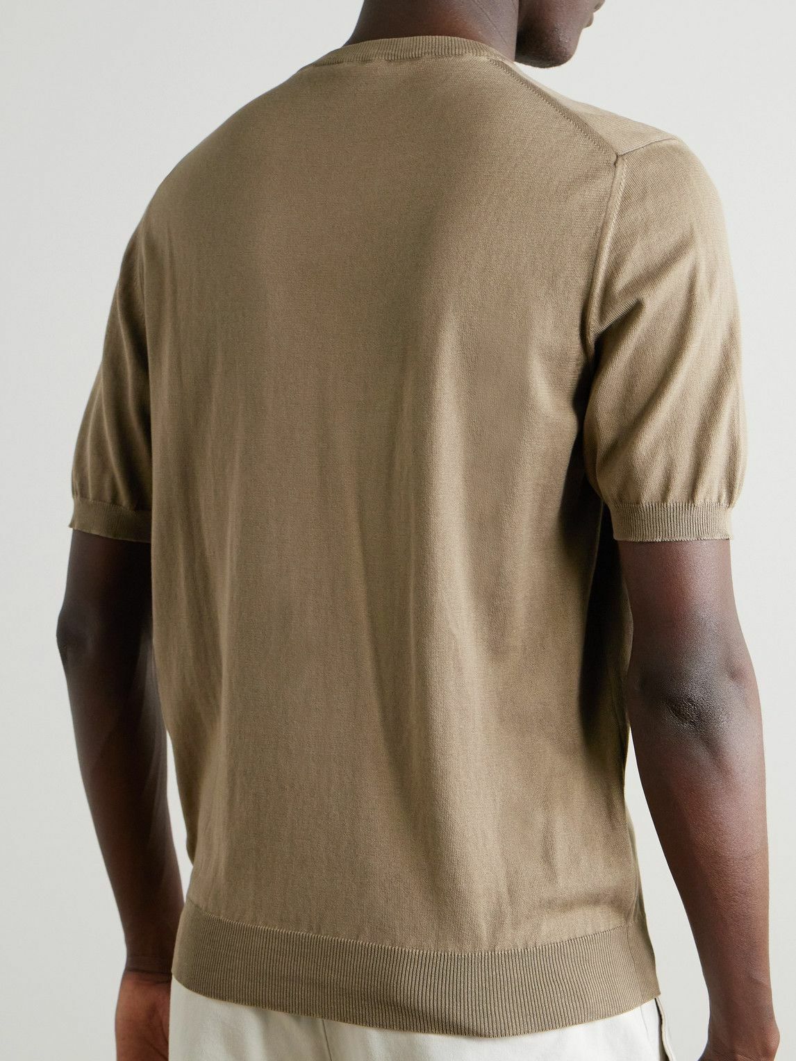 Boglioli - Garment-Dyed Cotton T-Shirt - Brown