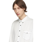 Schnaydermans White Oversized Solid Shirt