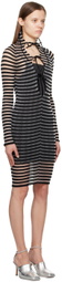 a. roege hove Black & White Ivy Midi Dress