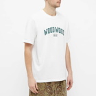 Wood Wood Men's Bobby Arch Logo T-Shirt in White