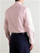 Emma Willis - Slim-Fit Checked Cotton Oxford Shirt - Pink