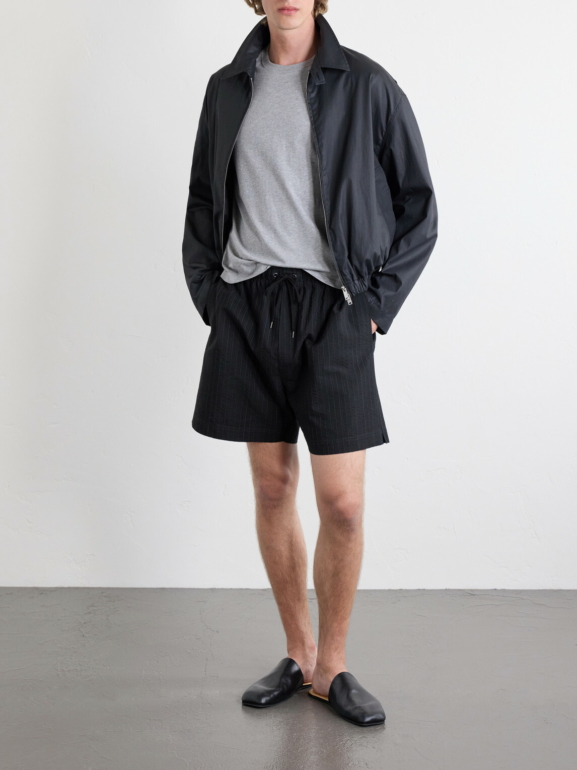 Studio Nicholson - Bric Cotton-Jersey T-Shirt - Gray