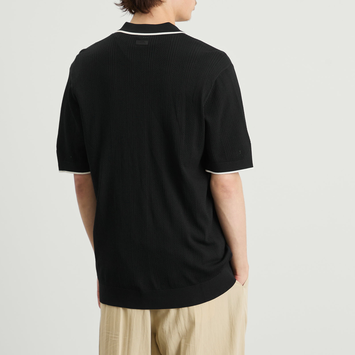 Air Jordan Men's Golf Short Sleeve Sweater in Black/Phantom
