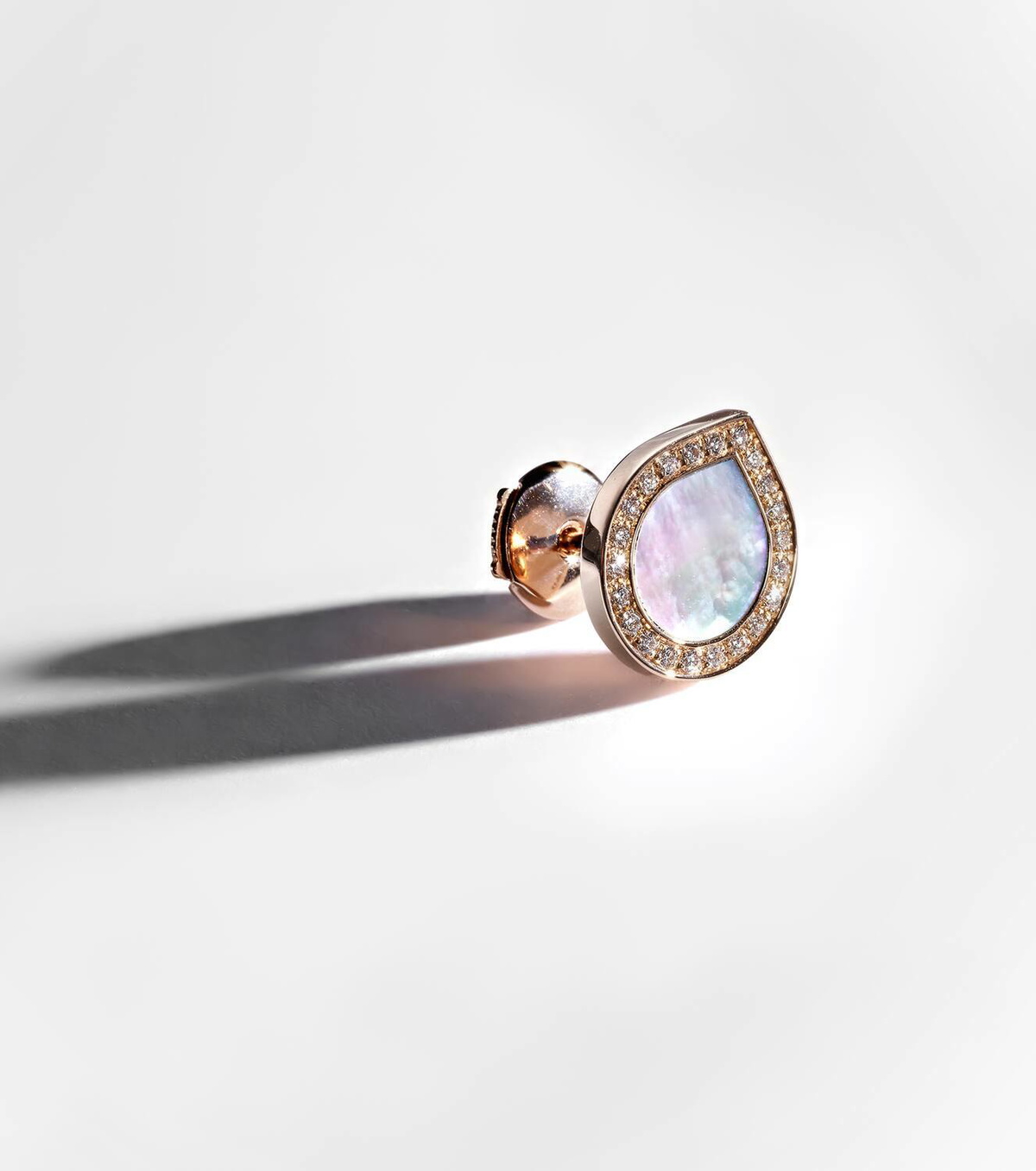 Repossi Antifer 18kt rose gold single earring with gemstones