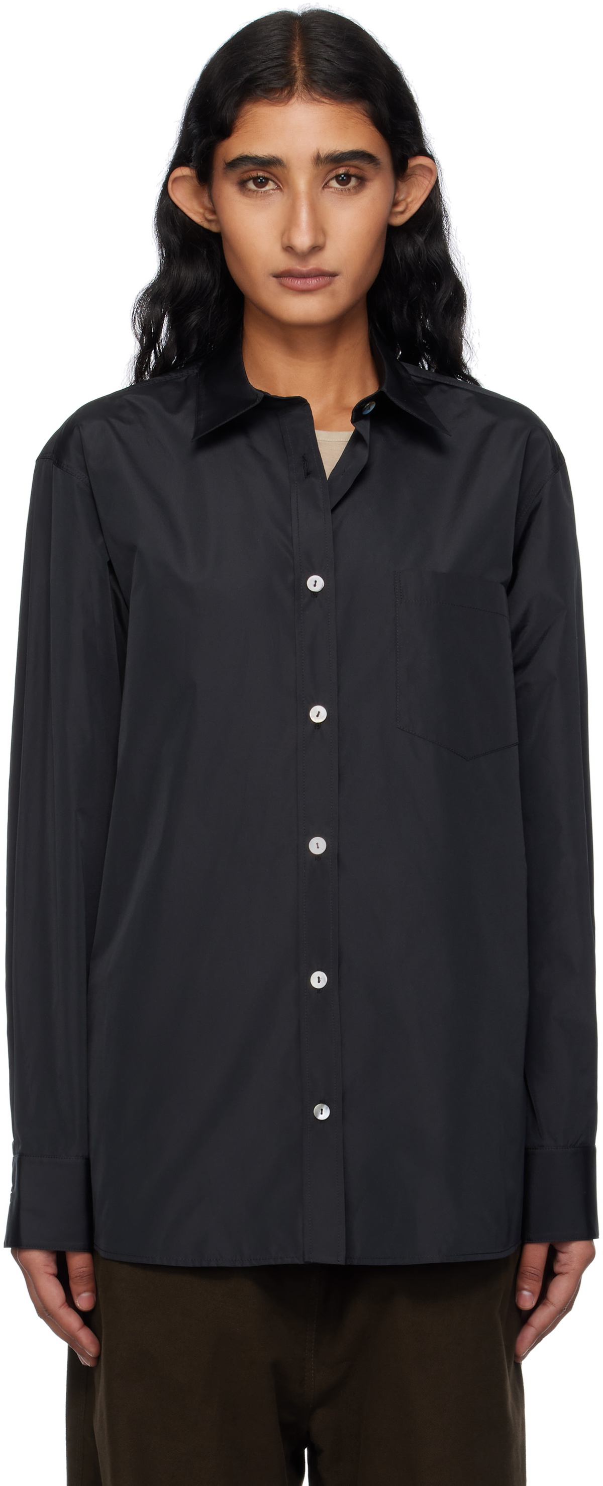 GIA STUDIOS Black Mini Croissant Bag GIA STUDIOS