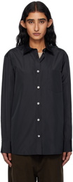 GIA STUDIOS Black Solace Shirt