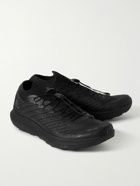 Salomon - S/LAB PULSAR Matryx Mesh and Neoprene Running Sneakers - Black