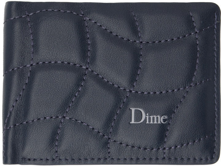 Photo: Dime Navy Quilted Bifold Wallet
