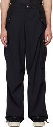 Rhude Black Four-Pocket Cargo Pants