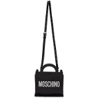 Moschino Black Logo Messenger Bag