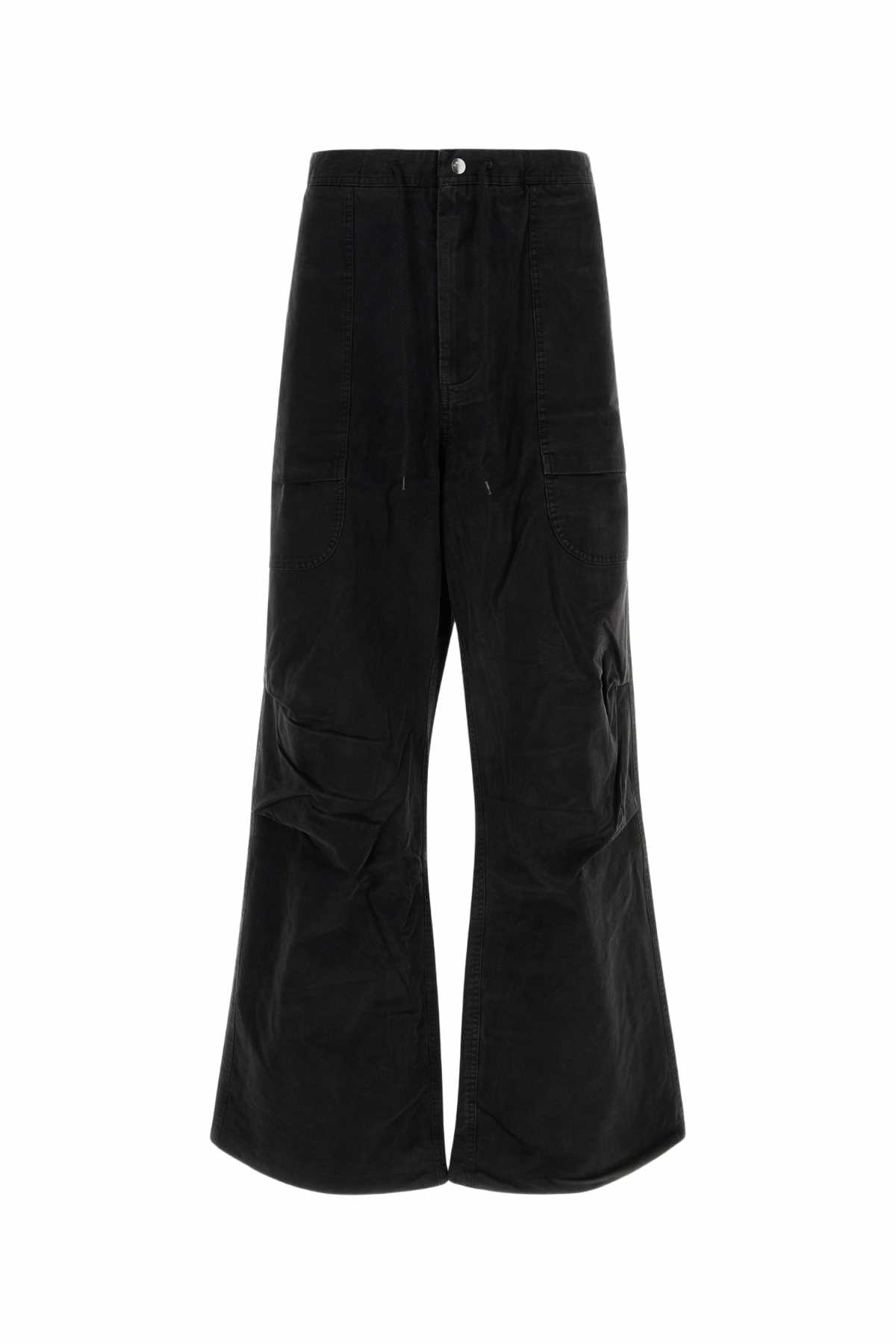 Entire Studios Black Cotton Barren Pant
