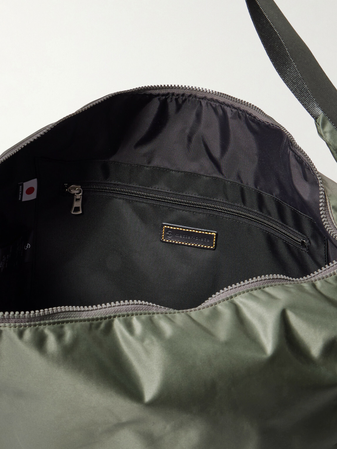 Master-Piece - Ark Leather-Trimmed Nylon Shoulder Bag