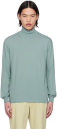 AURALEE SSENSE Exclusive Green Seamless Turtleneck