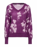 Manila Grace Womens Sweater in Purple