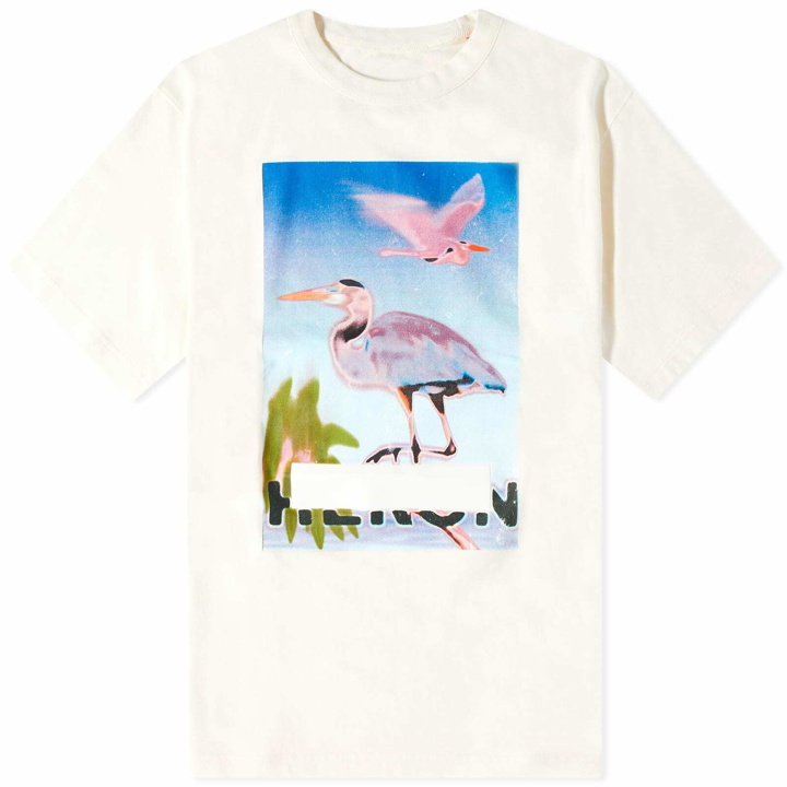 Photo: Heron Preston Men's Censored Heron T-Shirt in Ivory