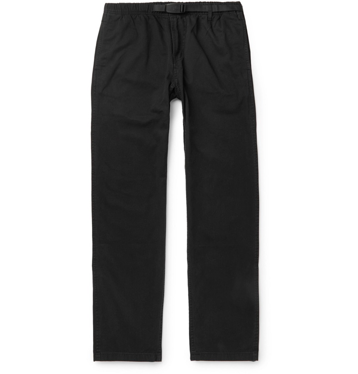 Photo: Gramicci - Belted Cotton-Twill Trousers - Black