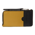 Loewe Green and Yellow Puzzle Card Holder