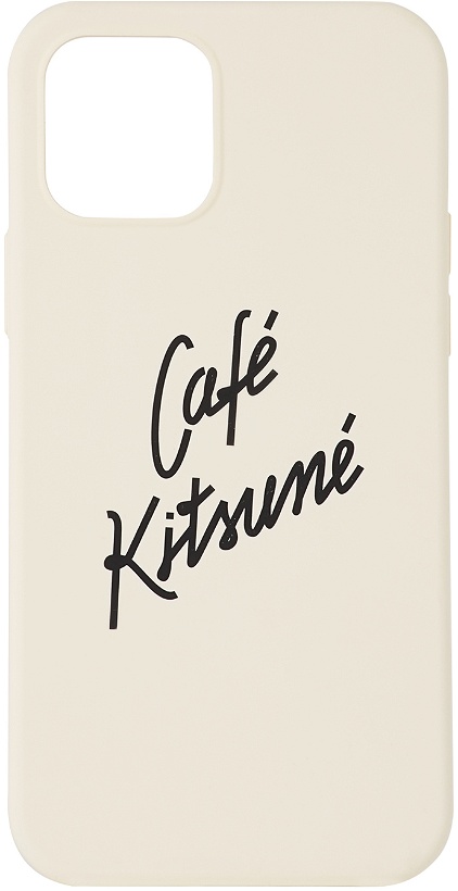 Photo: Maison Kitsuné Beige ’Café Kitsuné iPhone 12 & 12 Pro Case