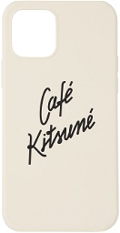 Maison Kitsuné Beige ’Café Kitsuné iPhone 12 & 12 Pro Case
