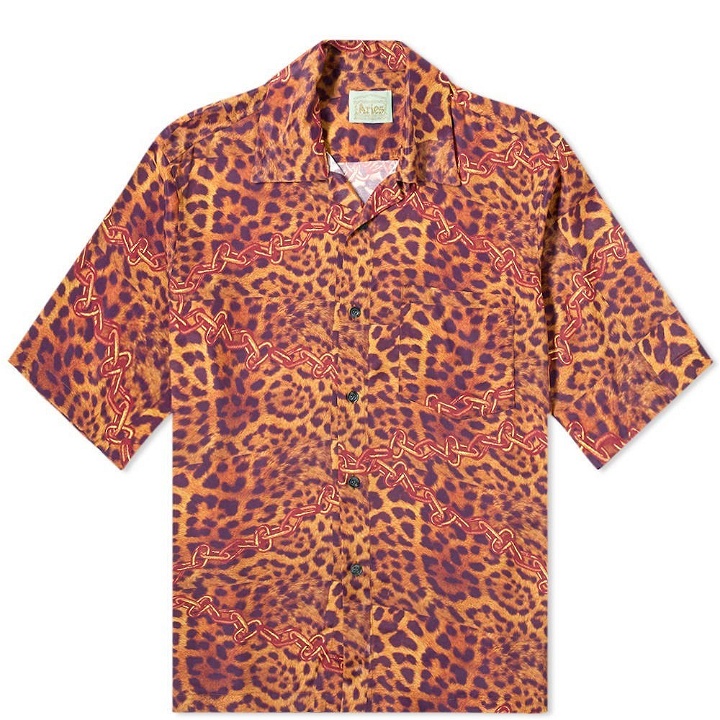 Photo: Aries Leopard Chains Hawaiian Shirt