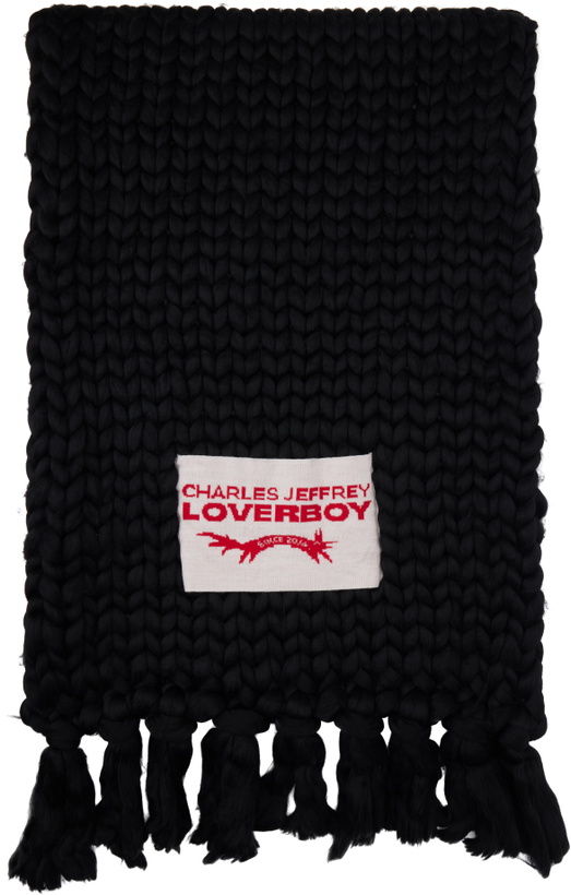 Photo: Charles Jeffrey LOVERBOY Black Supa Massive Scarf