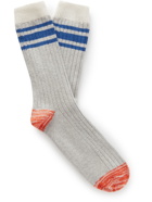 Thunders Love - Saturday Striped Cotton-Blend Socks