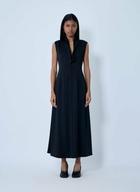 Jil Sander V-Neck Midi Dress