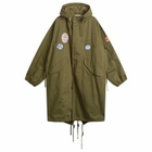 END. x Universal Works Men's Shipp Inn Parka Jacket in Light Olive