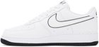 Nike White & Black Air Force 1 '07 Sneakers