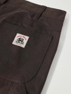 BODE - Knolly Brook Straight-Leg Waxed-Cotton Trousers - Brown