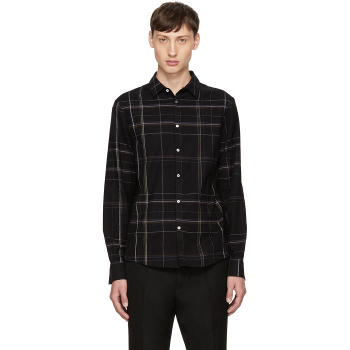 Stephan Schneider Black Plaid Busy Shirt Stephan Schneider