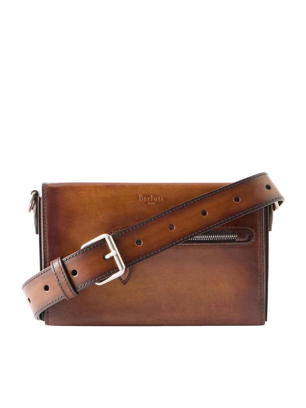 Photo: Berluti - Jour de Poche Venezia Leather Messenger Bag