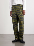 OrSlow - U.S. Army Fatigue Printed Straight-Leg Rip-Stop Cotton Trousers - Green