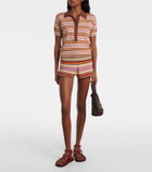 Faithfull Sable striped polo shirt