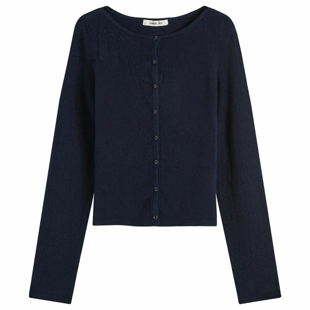 トップス Dime lightwave cardigan midnight Dime Lightwave Knit Cardigan (Black / Green / Red