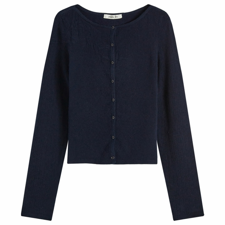 Photo: Peachy Den Women's Claudine Knit Cardigan in Midnight