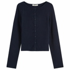 Peachy Den Women's Claudine Knit Cardigan in Midnight