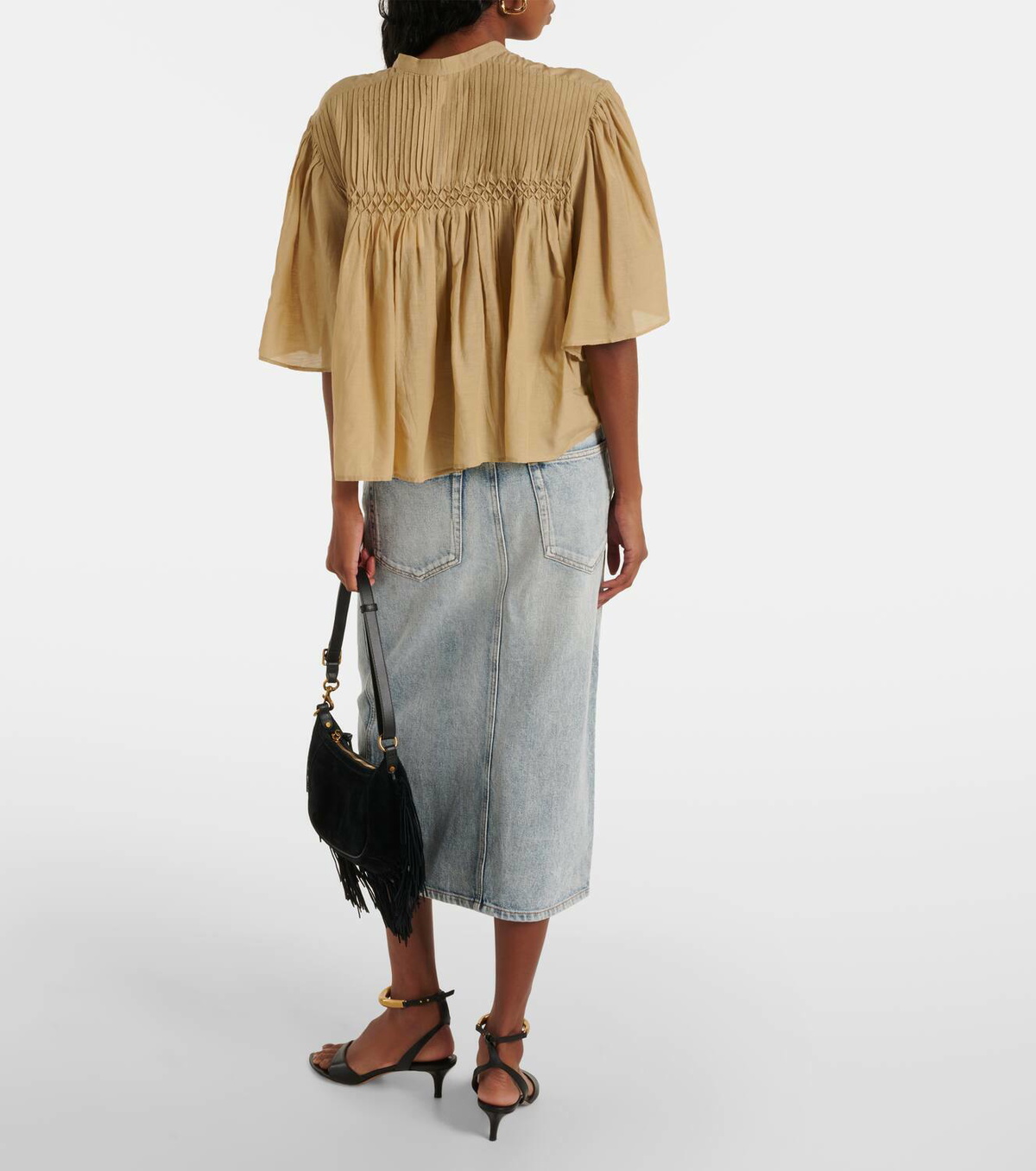 Marant Etoile Destiny cotton-blend top Isabel Marant Etoile