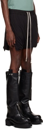 Rick Owens Drkshdw Black Phleg Shorts