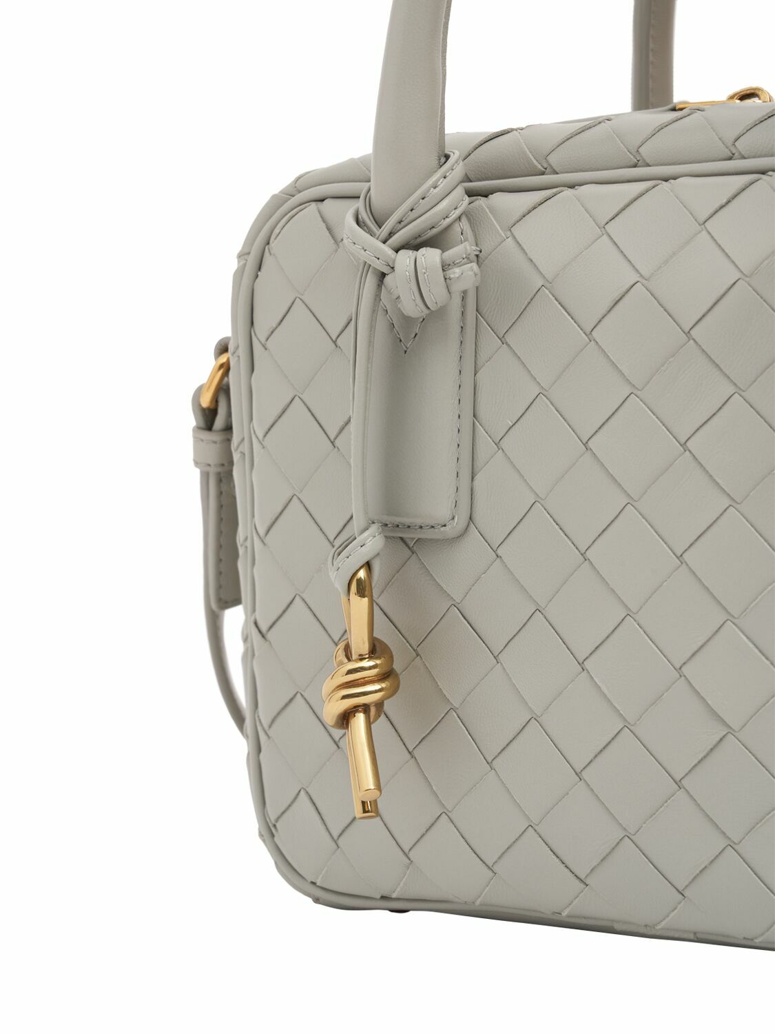 ショルダーバッグ・ポシェット BOTTEGA VENETA SMALL GETAWAY TOP HANDLE BAG Bottega Veneta Small Getaway Intrecciato Leather Top-Handle