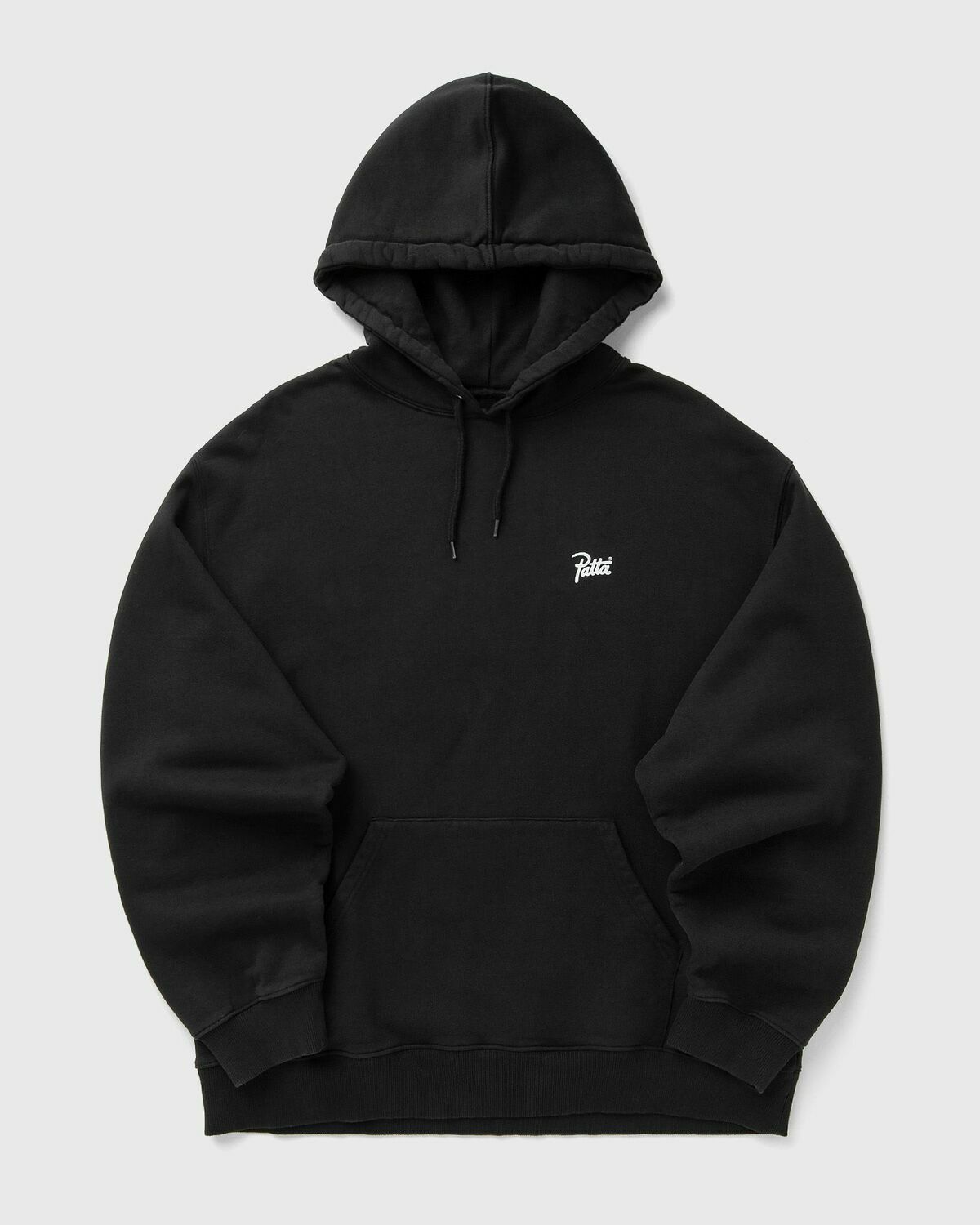 PATTA Embroidered Fire Panther Hooded Sweater Black Mens Hoody