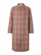Piacenza Cashmere - Checked Cotton Coat - Red