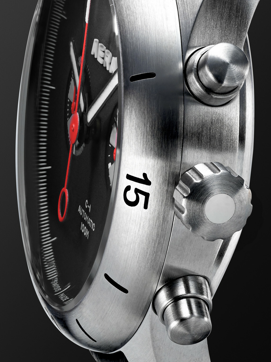 Aera - C-1 Rennsport Limited Edition Automatic Chronograph Stainless Steel Watch